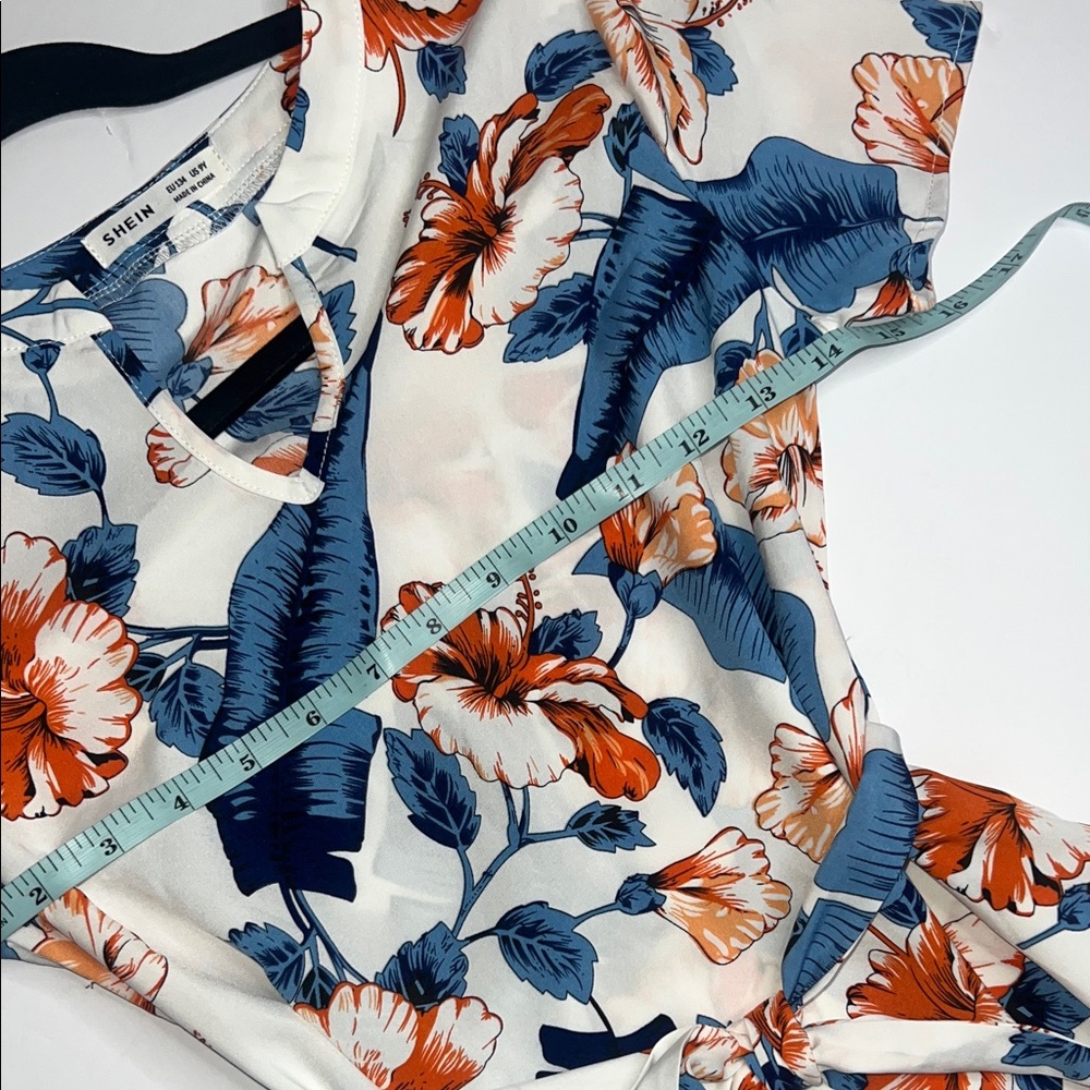 SHEIN Floral Mini Dress Girls size 9 - Picture 8 of 9